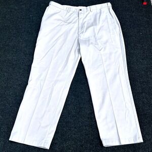 Haggar‎ Black Label Dress Pants Chinos Khaki Beige Cotton Blend Mens Size 36x30